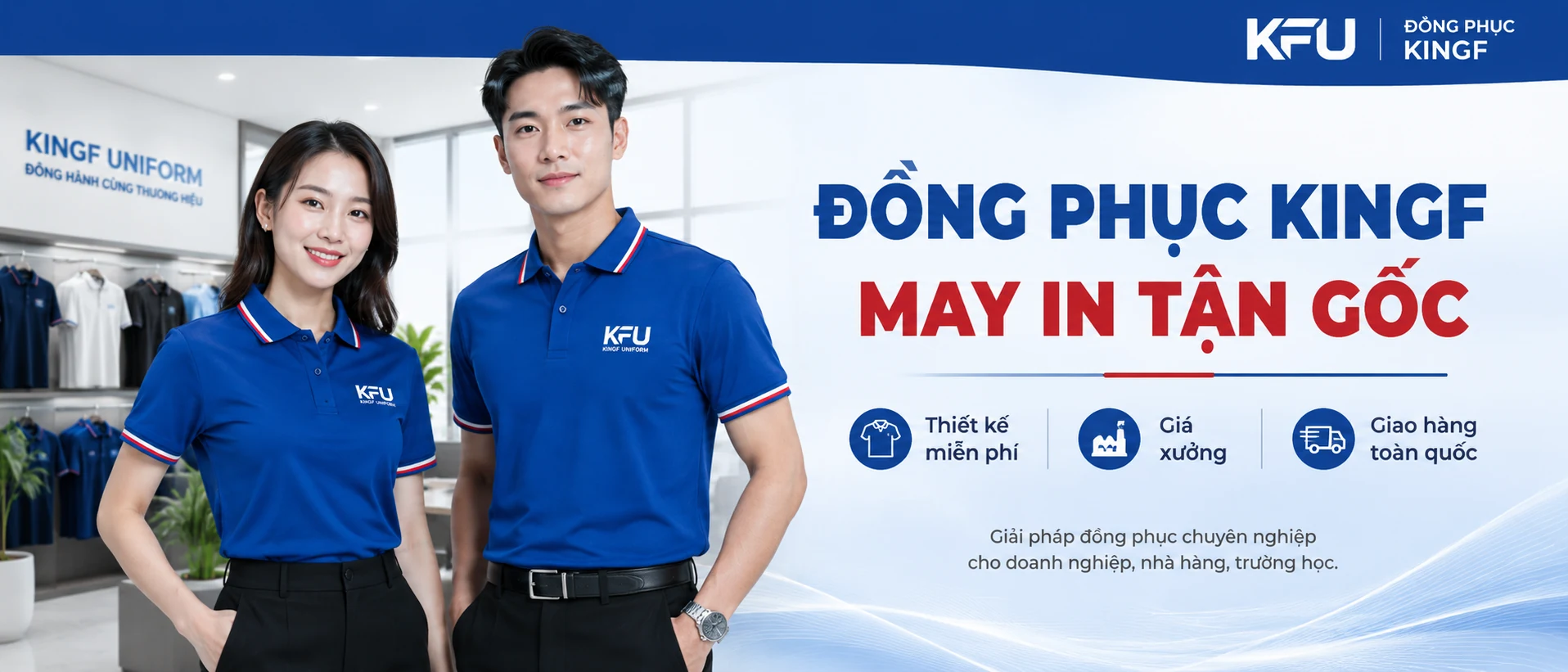 Slider 1 - Đồng phục KingF
