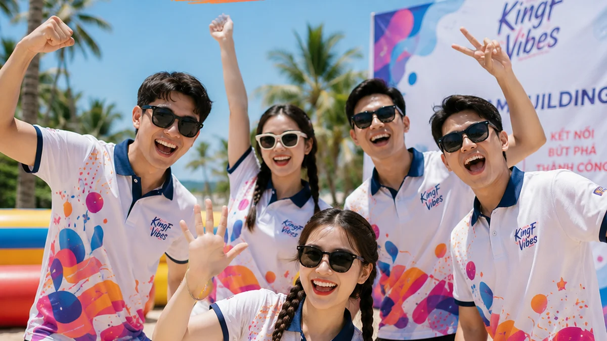 Kinh nghiệm chọn đồng phục teambuilding nổi bật và dễ mặc