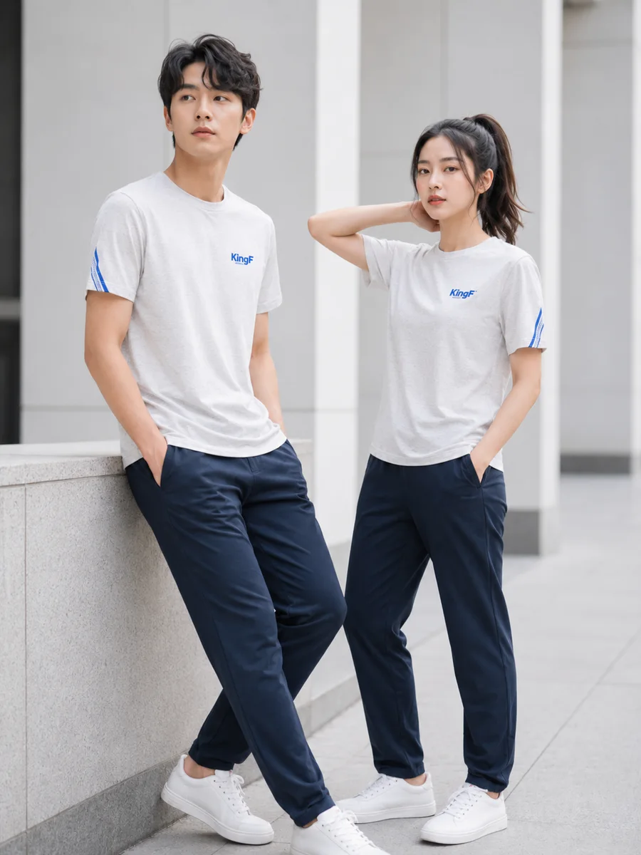 Áo cổ tròn team building KingF Move
