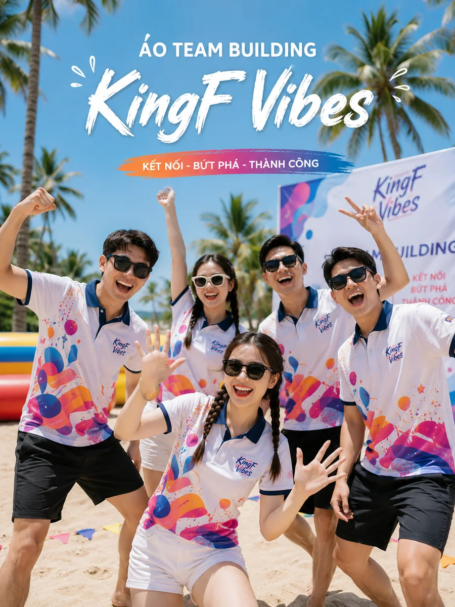 Áo teambuilding KingF Summer Vibes