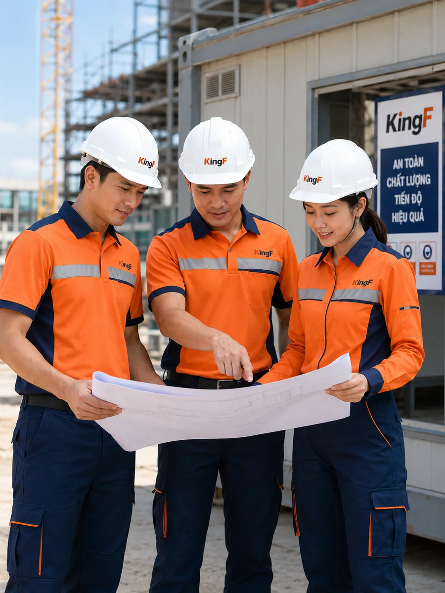 Đồng phục xây dựng KingF BuildPro