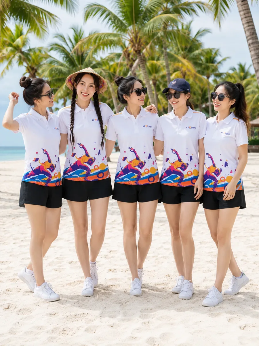 Polo teambuilding biển KF Event